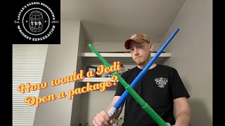 How should a Jedi open a package May the 4th Be With You [upl. by Lavery]