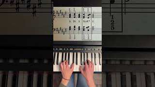 F Major I IV V7 chord progression on piano Shorts [upl. by Jordanna]