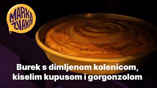 Burek s dimljenom kolenicom kiselim kupusom i gorgonzolom [upl. by Dopp925]