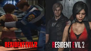 Leon Takes a BULLET For Ada 💔  RE2 ORIGINAL VS REMAKE [upl. by Erich]