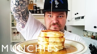 How to Make the Fluffiest Pancakes with Matty Matheson [upl. by Ellevehs74]