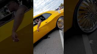 Chevy Camaro Vert on 34’s Forgiatos and Challenger on 30’s DUB Swyrls [upl. by Rehpetsirhc803]