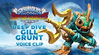 Skylanders SuperChargers  Deep Dive Gill Grunt voice clip  English [upl. by Stulin]