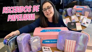 Unboxing Recebidos de papelaria da Cadersil lançamentos 2025 [upl. by Blunt]