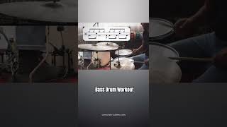 Bass drum workout drumlessons drummer musiceducation groove drumeducation notation [upl. by Obbard]