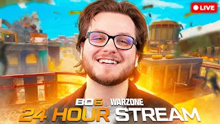 🔴WARZONE x BO6 UPDATE 24 Hour Stream  Controller GOD [upl. by Nylsirk]