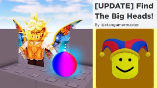 Tutorial How To Get Jester Bighead in Find The Big Heads by etangamermaster [upl. by Aruon]