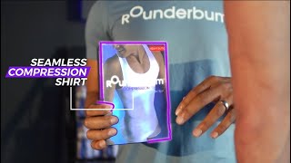 Rounderbum Compression Tech Tshirt  Shape up your posture and slims your waist [upl. by Preiser137]