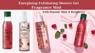 Oriflame Love Nature Energising Exfoliating Shower Gel And Fragrance Mist Review  By hnbs [upl. by Chuch]