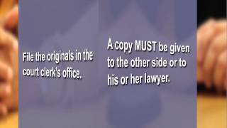 Motions Part 1 How to ask the court for something [upl. by Aseyt]