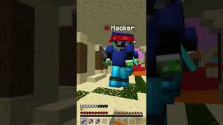 EPIC BEDWARS HACKER 2V1 minecraft bedwars [upl. by Niroht]