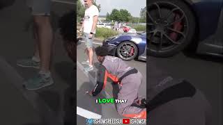 What Happens When IshowSpeed  Sees Porsches youtubeshorts ishowspeed funny barking [upl. by Aicilana]