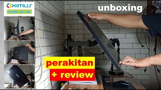 Unboxing dan Review Singkat Bracket Monitor Oximus Hydra ZD1104 [upl. by Chee]