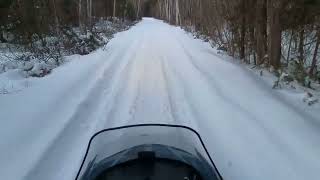 LAST weekend first snowmobile ride polaris seaside getoutdoors [upl. by Aikas]