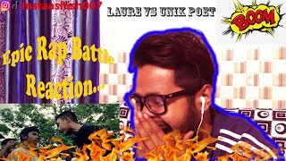 Laure Vs Unik Poet Epic Rap Battle  Raw Barz  INDIAN REACTION [upl. by Rossi]