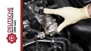 VW Audi 20T FSI  How to DIY Check the Cam Follower Replace the Fuel Pump and Convert to Studs [upl. by Nref]