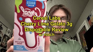 Cereal Labs Review 3g Cherry Lime Gelato Disposable [upl. by Weywadt]