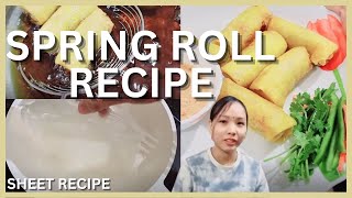 Spring Roll🌯 Recipe  Spring Roll Kaise Banega  Spring Roll Sheet Recipe [upl. by Shaver]