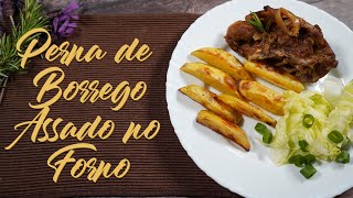 Perna de Borrego no forno  Roasted lamb leg [upl. by Ayot]