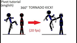 English Tutorial Pivot animator quotTornado kickquot [upl. by Mitzl]