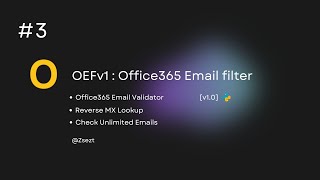 OEF  Office365 Email Filter v10  Validate Office Business Email Leads 2024  Zsezt [upl. by Hazaki862]