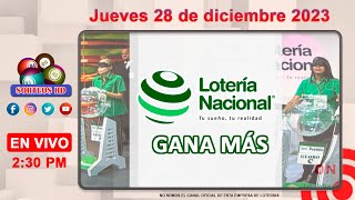 Lotería Nacional Gana Más en VIVO │Jueves 28 de diciembre 2023 [upl. by Killigrew]