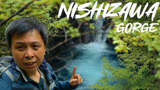 The Emerald Waters of NISHIZAWA GORGE  Hiking Japans Hidden Gem in the Mountains [upl. by Nosnehpets501]