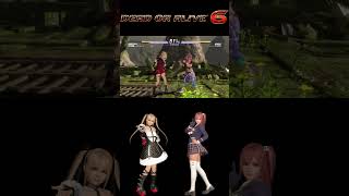 DOA6 MaryRose vs Honoka doa6 doa deadoralive [upl. by Domonic925]