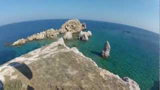 Extreme Paramotor Fun Paros island Full HD [upl. by Ardenia430]