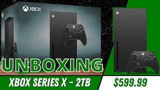 Unboxing the new Xbox Series X  2TB Galaxy Black Special Edition [upl. by Concha]