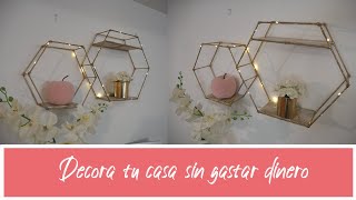 😍 REPISAS con PALITOS de MADERA Y CARTON 💥 COMO HACER REPISAS [upl. by Janine]