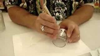 Glass Etching Tutorial How to Etch Glass  step 2 of 4 [upl. by Bathsheb]