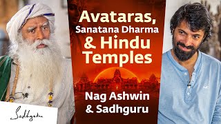 Kalki 2898 AD Director Nag Ashwin Explores Avataras Sanatana Dharma amp Hindu Gods with Sadhguru [upl. by Airotal]