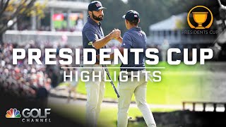 2024 Presidents Cup Day 3 Fourball matches  EXTENDED HIGHLIGHTS  92824  Golf Channel [upl. by Aynam1]