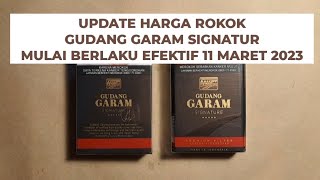 HARGA BARU GUDANG GARAM SIGNATUR [upl. by Corie]