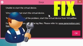 How to Fix quotUnable to start the virtual devicequot in Genymotion Android Emulator [upl. by Ayekam]