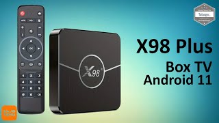 X98 PLUS Android TV Box  2GB Ram amp 16GB Rom  Android11  Amlogic S905W2  TEMU  Unboxing [upl. by Orlena]