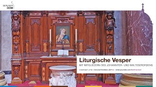 Liturgische Vesper am Petrusaltar am Montag 4 November 19 Uhr [upl. by Runck]