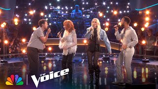 Coaches Niall John Reba and Gwen Perform quotTake It Easyquot by the Eagles  The Voice  NBC [upl. by Bej]