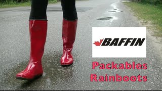 Baffin Packables Rain Boots [upl. by Odlonyer677]