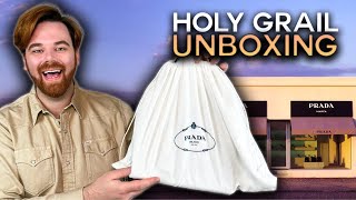 🔥 Unboxing RARE and ICONIC Prada Bag  My Holy Grail Prada Bag 🔥 [upl. by Janeczka]