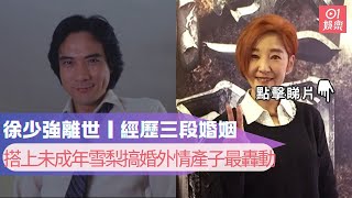 徐少強離世｜經歷三段婚姻 搭上未成年雪梨搞婚外情產子最轟動｜01娛樂｜徐少強｜趙無極｜雪梨｜米雪 [upl. by Jempty]