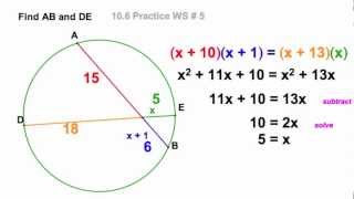 ChordChord Power Theorems  106A [upl. by Stahl169]