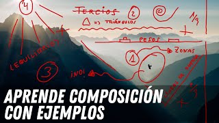 Aprende COMPOSICIÓN FOTOGRÁFICA con ejemplos más allá de los tercios [upl. by Nollek]