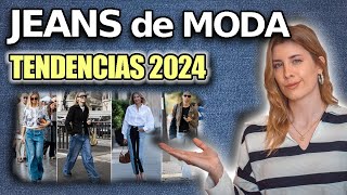 TENDENCIAS en JEANS este 2024  Vaqueros de moda [upl. by Nydia]