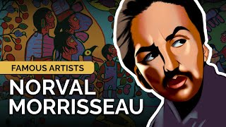 The Iconic Paintings of NORVAL MORRISSEAU Artist Bio  Speedpaint [upl. by Hogue]