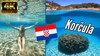 The Best Beaches on Korcula Island  4K UHD [upl. by Zalucki]