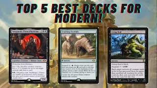 Top 5 Decks for the Modern Format [upl. by Wolford]