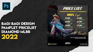 DESIGN PRICELIST DIAMOND MOBILE LEGENDS  MOBILE LEGENDS INDONESIA  PHOTOSHOP CC [upl. by Ayadahs]