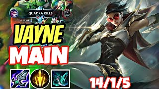 WILD RIFT ADC  THIS VAYNE CARRY 1V9 IN THIS BUILD GAMEPLAY [upl. by Mathre]